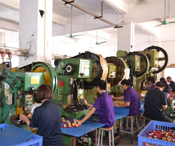 Metal box stamping workshop