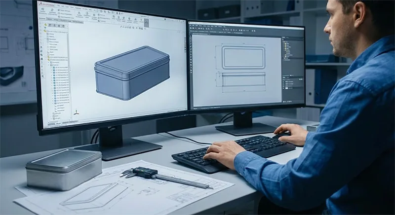 Step 2 — 3D Drawing & Structure Design