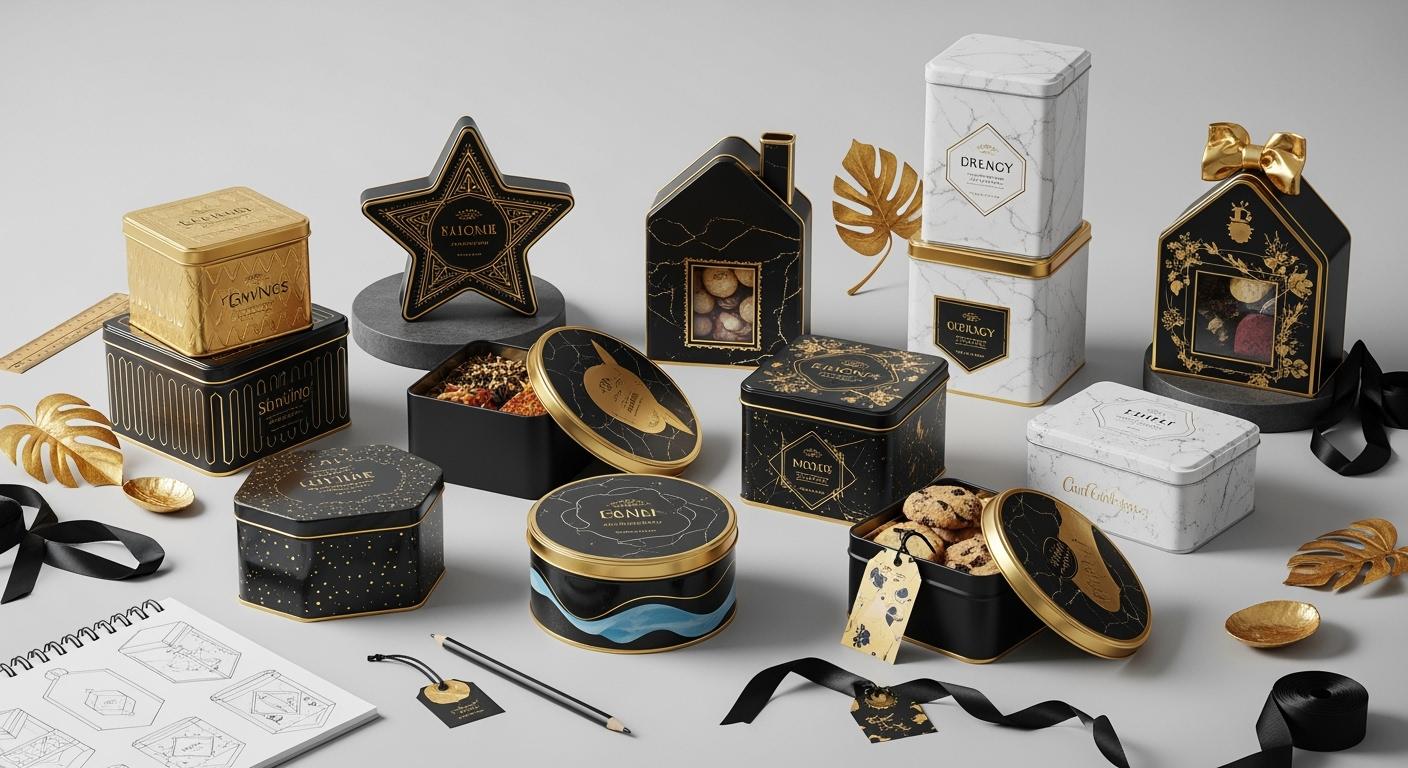 10 Creative Custom Metal Tin Packaging Design Ideas