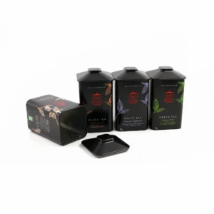 Airtight Metal Tin Box with Lid for Coffee and Tea