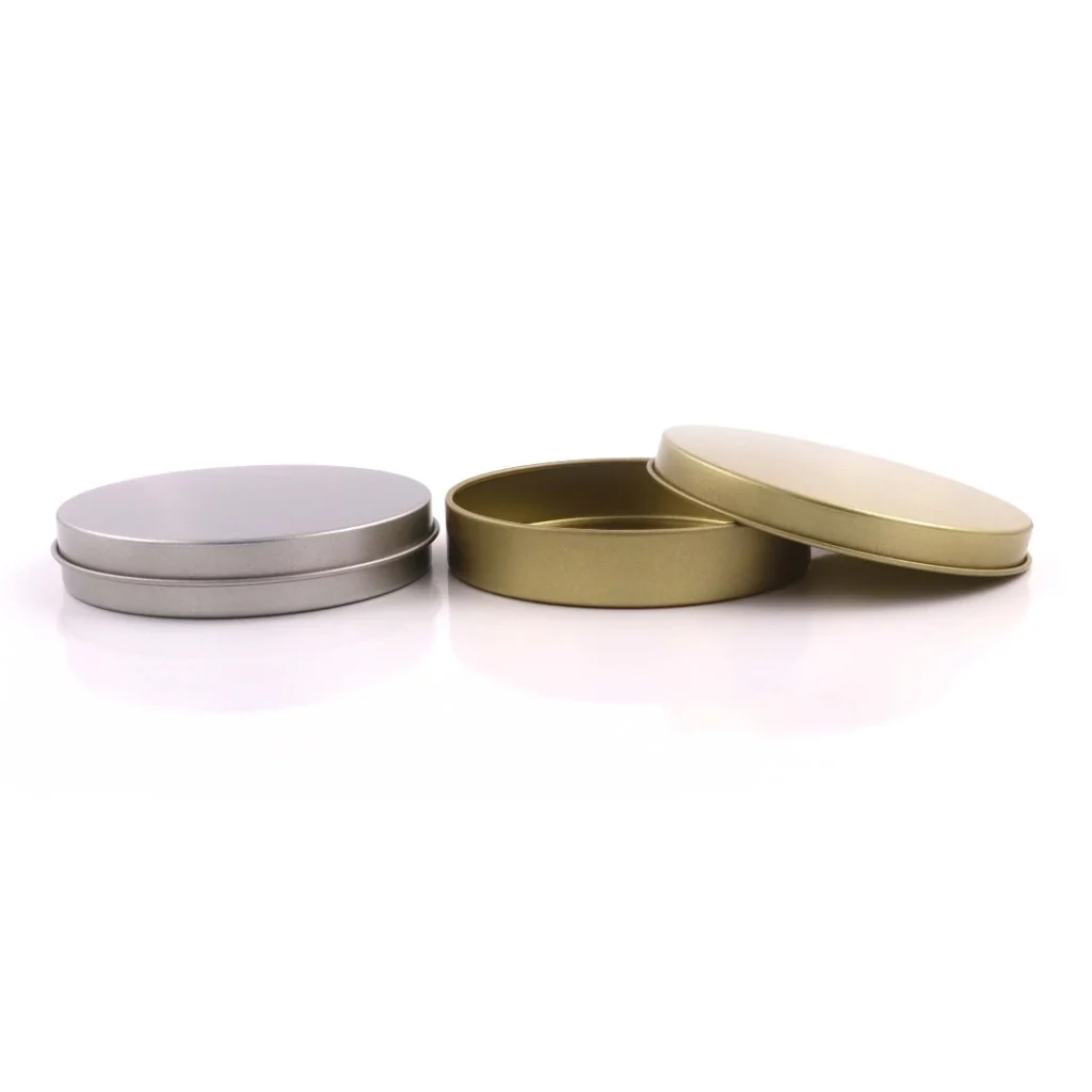 Custom Metal Tin Box with Lid for Cosmetic Gift Sets