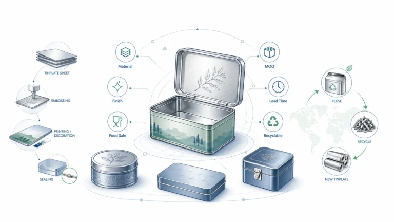 How to Choose Custom Metal Tin Packaging for Business