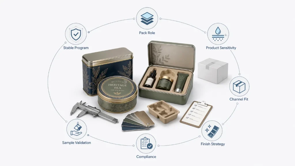 How to source custom tins without creating avoidable risk