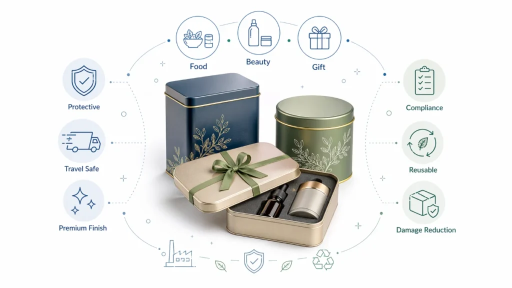 Why custom metal tin packaging matters in a more demanding packaging market