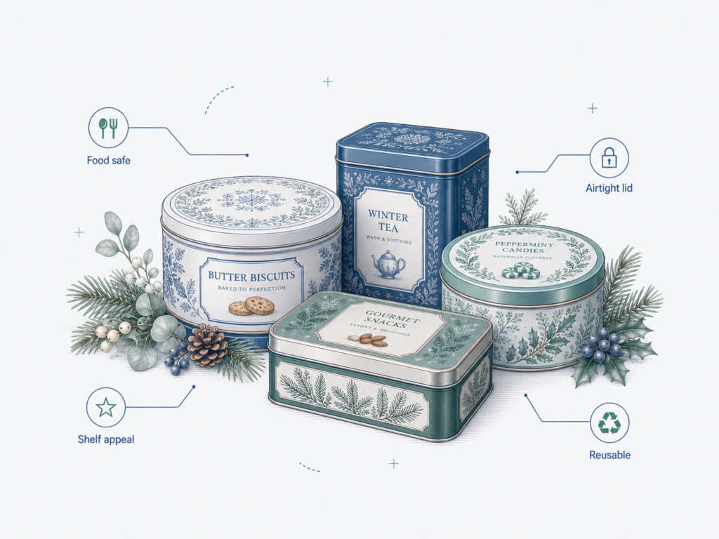 Custom Metal Tin Packaging Ideas for Holiday Gifts and Seasonal Campaigns