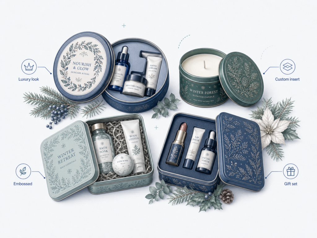 Custom Metal Tin Packaging Ideas for Holiday Gifts and Seasonal Campaigns