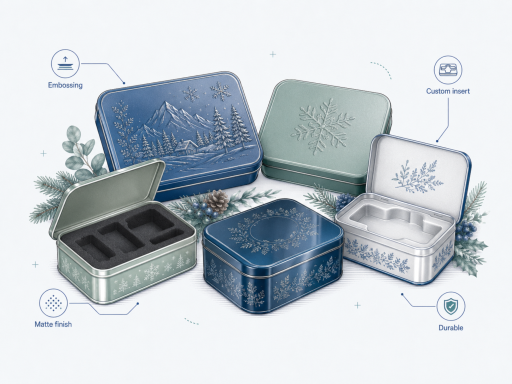 Custom Metal Tin Packaging Ideas for Holiday Gifts and Seasonal Campaigns