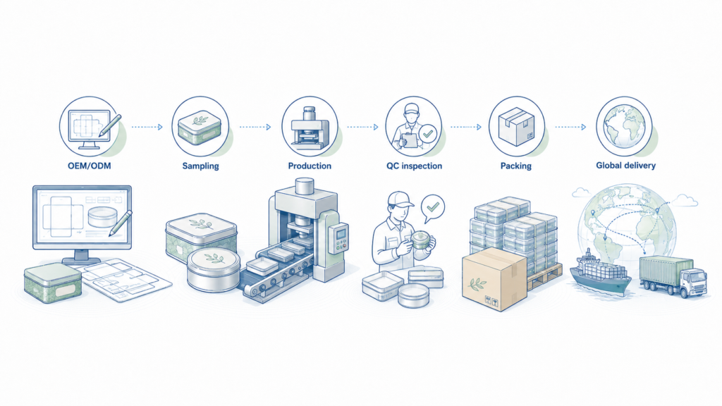 Custom Metal Tin Packaging Manufacturer Guide for Global Buyers