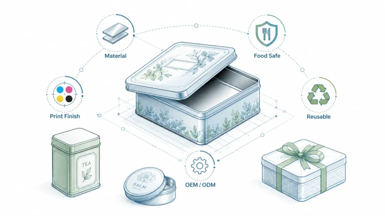 Custom Tin Box Guide: How to Choose the Right Metal Packaging for Your Product