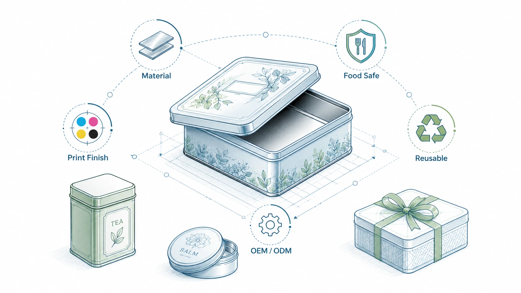 Custom Tin Box Guide: How to Choose the Right Metal Packaging for Your Product