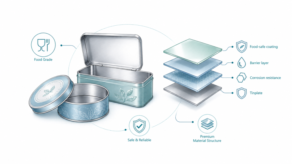 Food-Grade Custom Metal Packaging: What Buyers Should Know Before Production