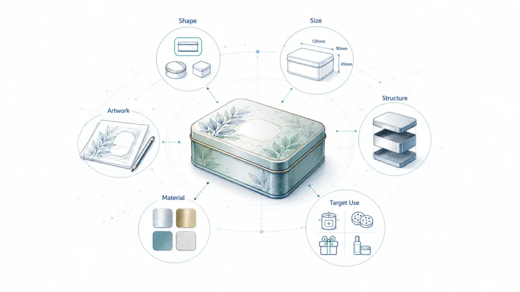 How to Order a Custom Tin Box from Concept Design to Mass Production