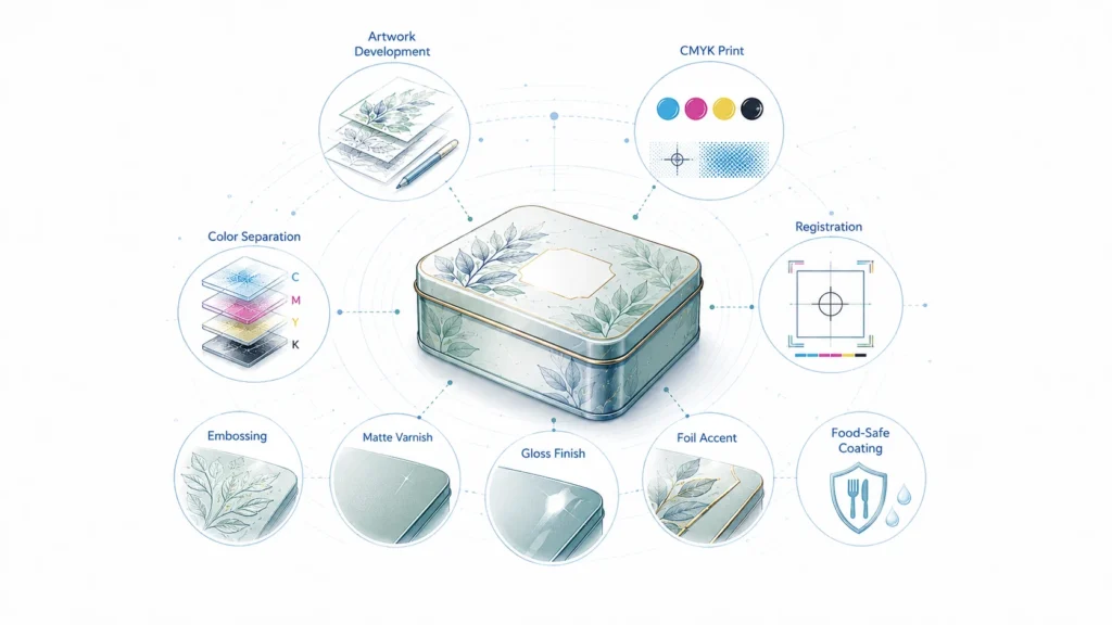 How to Order a Custom Tin Box from Concept Design to Mass Production