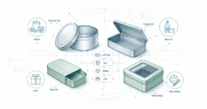 Metal Tins with Lids: How to Choose the Right Structure for Your Product
