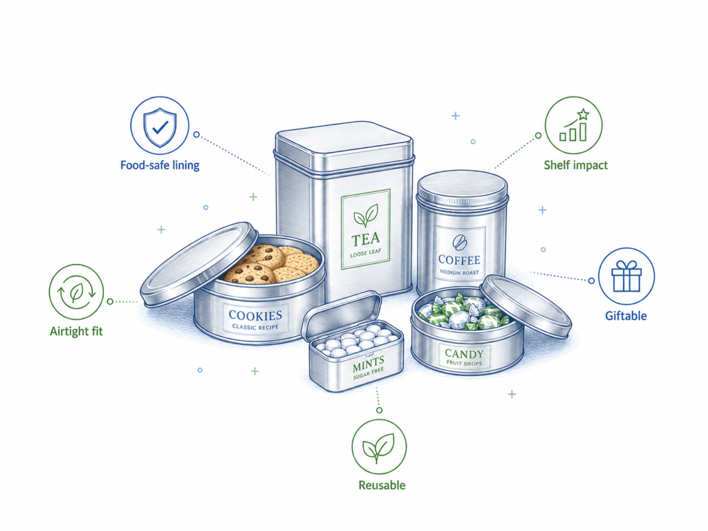 Sustainable Custom Metal Packaging: Why Tin Boxes Support Circular Packaging Goals