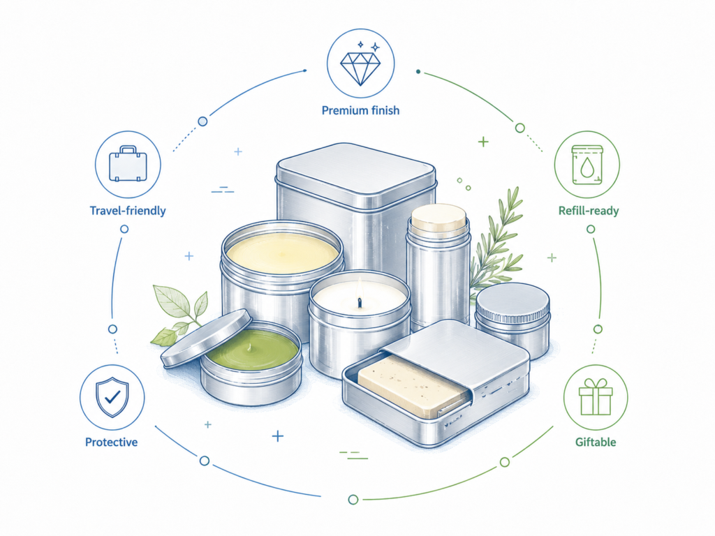 Sustainable Custom Metal Packaging: Why Tin Boxes Support Circular Packaging Goals