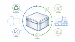 Sustainable Custom Metal Packaging: Why Tin Boxes Support Circular Packaging Goals