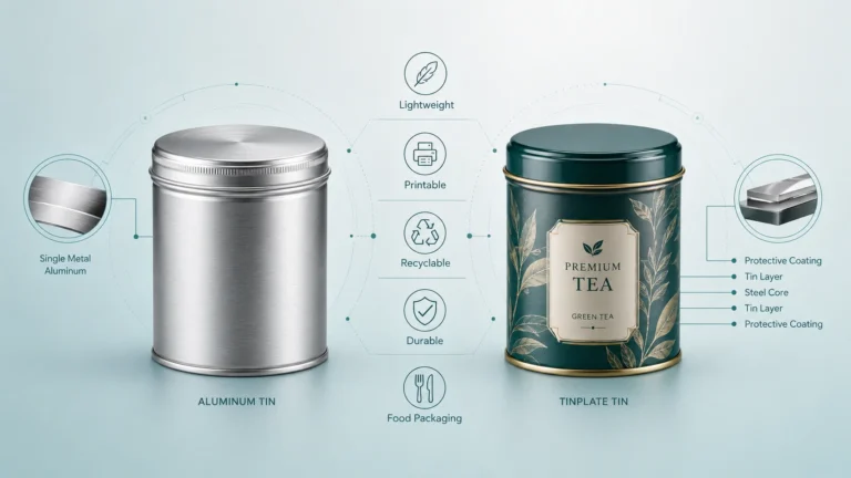 Aluminum Tins vs Tinplate Tins: Which Packaging Material Should You Choose? Aluminum Tins vs Tinplate Tins: Which Packaging Material Should You Choose?