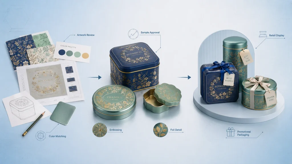 Decorative Tins for Packaging: Design Ideas for Retail and Promotional Products Decorative Tins for Packaging: Design Ideas for Retail and Promotional Products