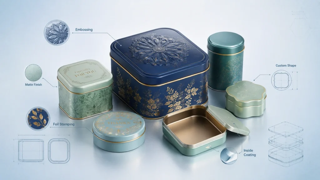 Decorative Tins for Packaging: Design Ideas for Retail and Promotional Products Decorative Tins for Packaging: Design Ideas for Retail and Promotional Products