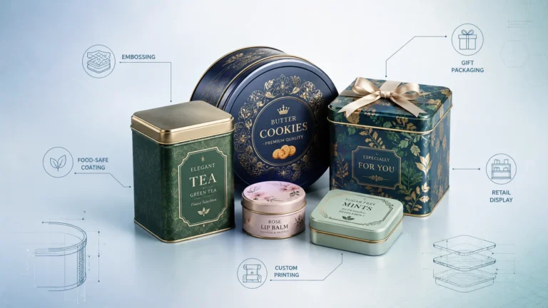 Decorative Tins for Packaging: Design Ideas for Retail and Promotional Products Decorative Tins for Packaging: Design Ideas for Retail and Promotional Products