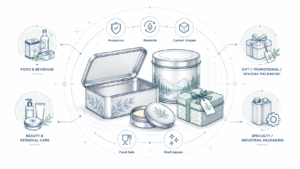 Metal Tin Packaging: Benefits, Applications, and Custom Options for Brands