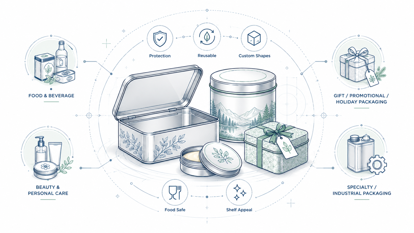 Metal Tin Packaging: Benefits, Applications, and Custom Options for Brands