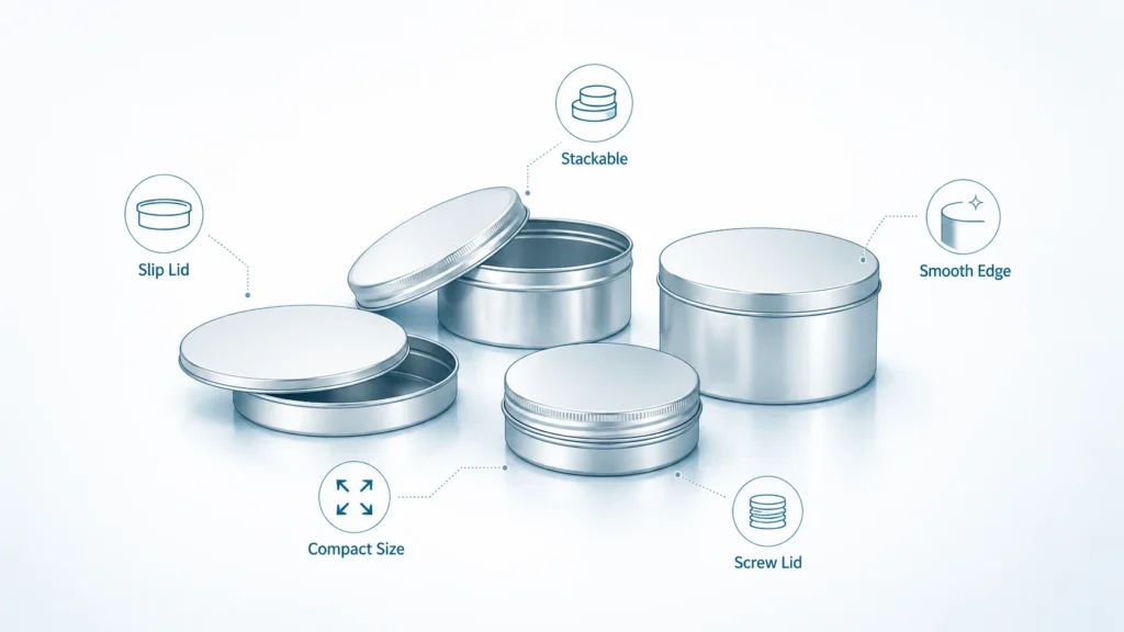 Round Metal Box