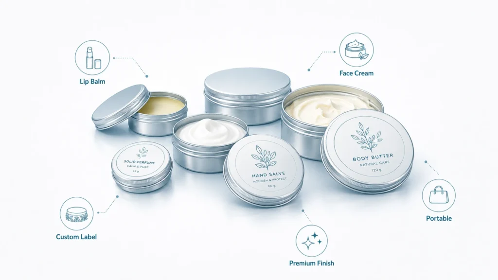 Round Tin Containers with Lids: Best Uses for Food, Beauty, and Gift Packaging Round Tin Containers with Lids: Best Uses for Food, Beauty, and Gift Packaging