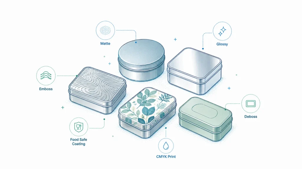 Small Tin Containers: Sizes, Uses, and Custom Packaging Ideas Small Tin Containers: Sizes, Uses, and Custom Packaging Ideas