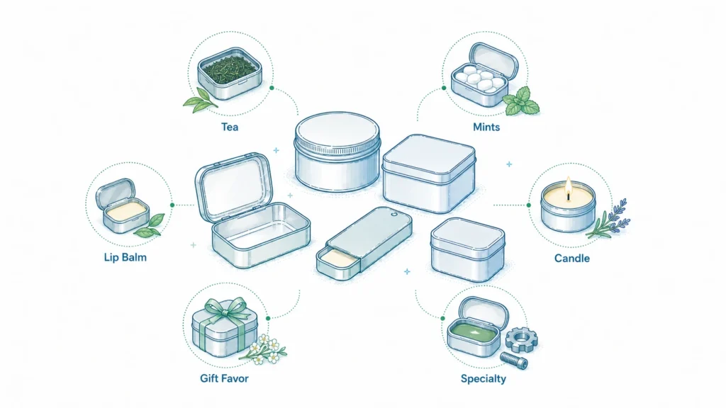 Small Tin Containers: Sizes, Uses, and Custom Packaging Ideas Small Tin Containers: Sizes, Uses, and Custom Packaging Ideas