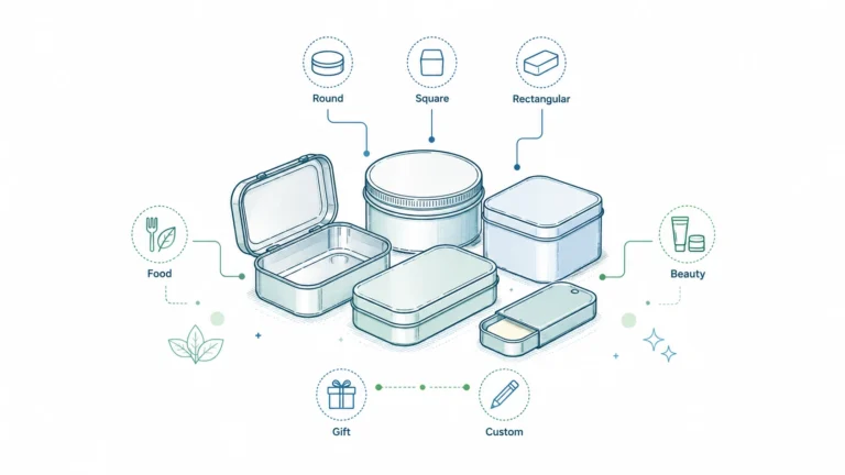 Small Tin Containers: Sizes, Uses, and Custom Packaging Ideas Small Tin Containers: Sizes, Uses, and Custom Packaging Ideas