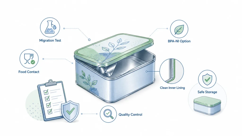 Tinplate Packaging Explained: Material, Coating, Printing, and Food Safety Tinplate Packaging Explained: Material, Coating, Printing, and Food Safety