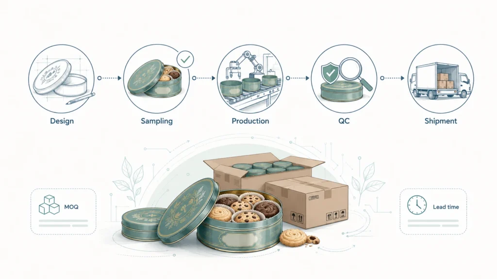 Wholesale Cookie Tins: How to Choose Custom Metal Packaging for Bakery Brands Wholesale Cookie Tins: How to Choose Custom Metal Packaging for Bakery Brands