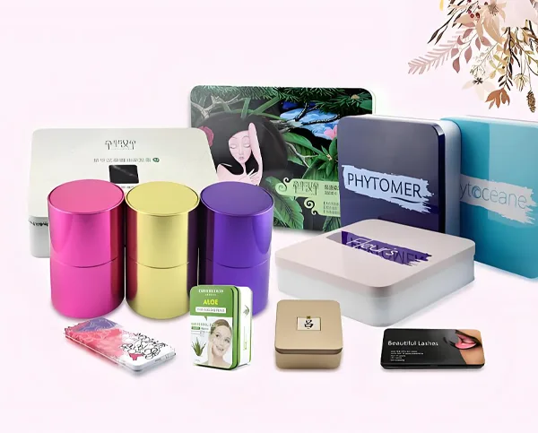 Beauty & Makeup tin packaging