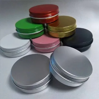 Ribbed lipstick small tin box