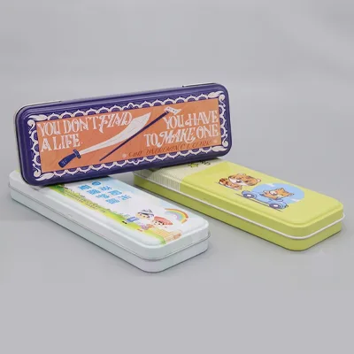 custom tin pencil box