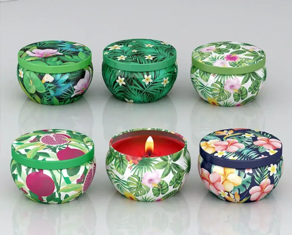 home fragrance tin box