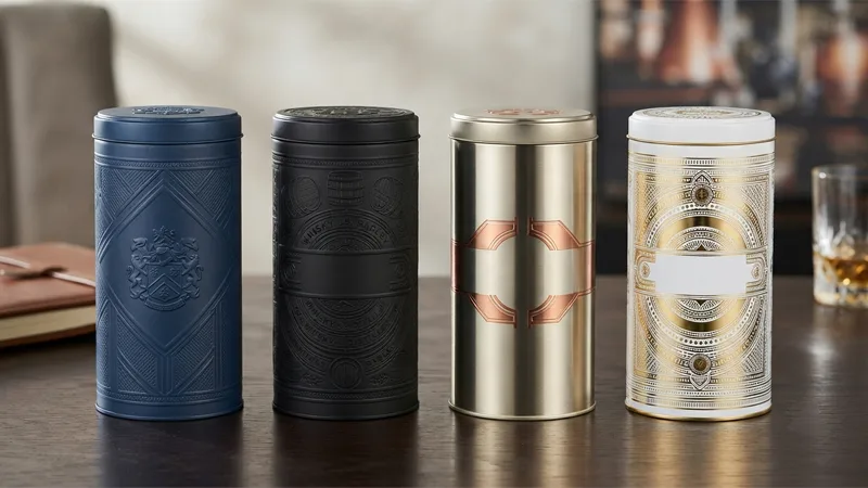 Custom Premium Whisky Tin Canister