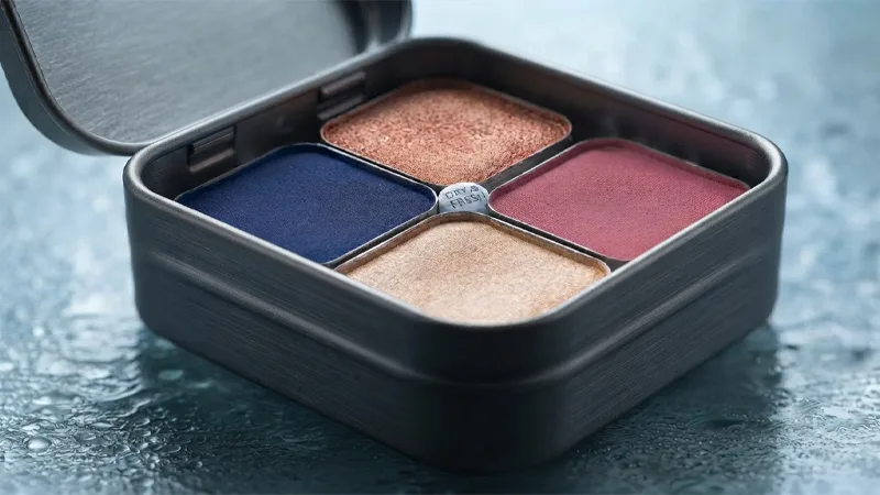 Eyeshadow Tin Case Sealing