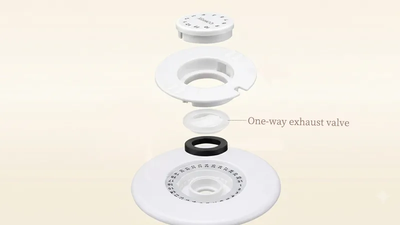 Coffee bean degassing metal canister