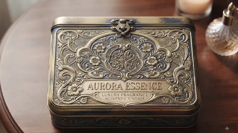 OEM High-End Perfume Vintage Tin Box