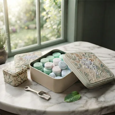 Square mint tin
