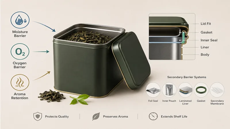 Tea tin Packaging Barrier Requirements