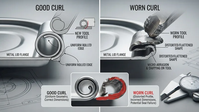 Curling Tool Wear