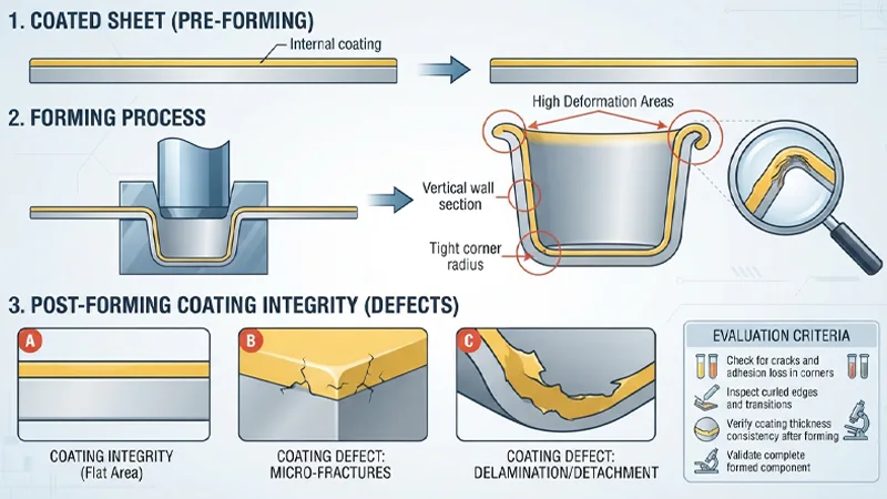 Forming and Internal Coating Integrity