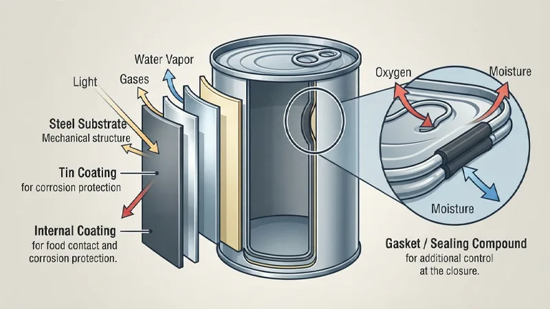 Metal as a Barrier Material