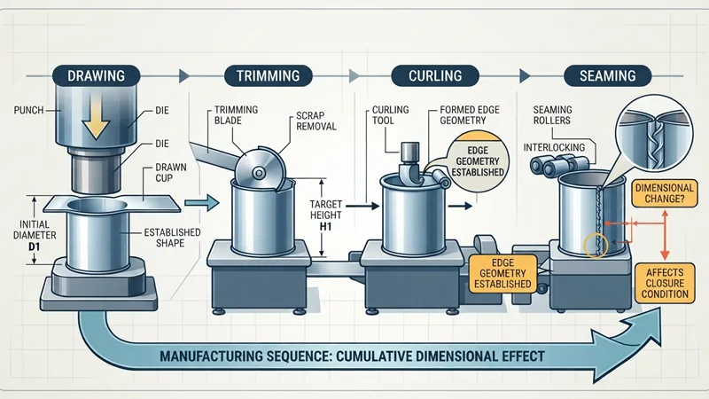 Seams, Forming, and Dimensional Variation
