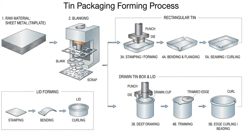 Tin Packaging Forming Process