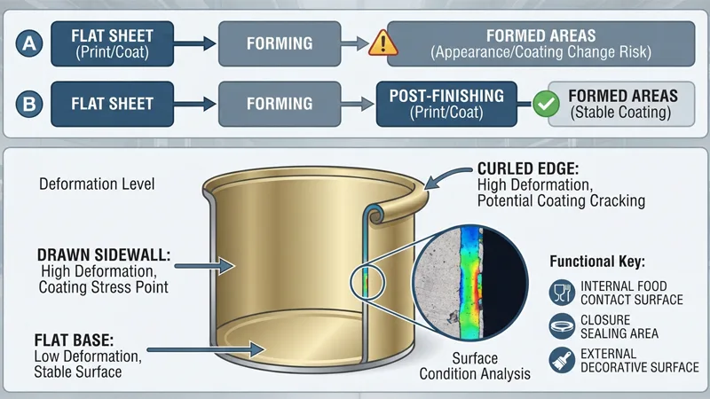Tin Packaging Forming and Surface Finishing